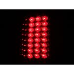 ANZO 2008-2015 Ford F-250 LED Taillights Red/Cle-2