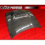 VIS Racing JS Style Black Carbon Fiber Hood-2