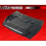 VIS Racing MS Style Black Carbon Fiber Hood-2