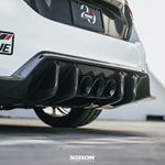 Seibon MB-Style Carbon Fiber Rear Diffuser for-2