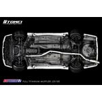 FULL TITANIUM MUFFLER KIT EXPREME Ti JZX100 TB6090 TY04A 4