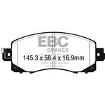 EBC Ultimax OEM Replacement Brake Pads (UD2045)-4