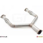 GTHAUS Front Y-Pipe Collector Section- Titanium-2