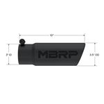 MBRP Tip. 3in. O.D. Angled Rolled End. 3in. I.D-2