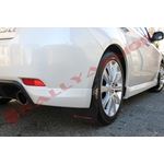 Rally Armor Black Mud Flap/Red Logo for 2008-201-2