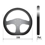 Sparco L360 Racing Steering Wheel, Black Leather-2