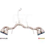 GTHAUS GT Racing Exhaust (Dual Side)- Titanium-2