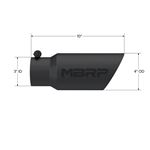 MBRP Tip. 4in. O.D. Dual Wall Angled. 3in. let.-2