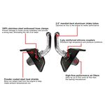 HPS Performance Air Intake Kit w/ Heat Shield f-4