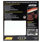 AEM DryFlow Air Filter (28-20443)-2