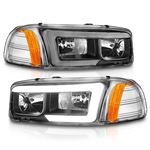 Anzo Crystal Headlight Set for 1999-2000 GMC C35-2