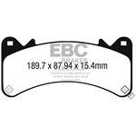 EBC Ultimax OEM Replacement Brake Pads (UD1910)-4