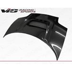 VIS Racing Type R Style Black Carbon Fiber Hood-2