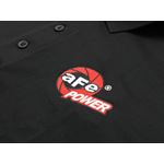 aFe POWER Short Sleeve Corporate Polo Shirt Bla-4