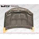 VIS Racing Tracer Style Black Carbon Fiber Hood-2
