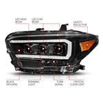 Anzo LED Projector Headlight Set for 2016-2017 T-2