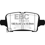 EBC Ultimax OEM Replacement Brake Pads (UD1915)-4