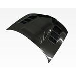 VIS Racing VRS Style Black Carbon Fiber Hood-2