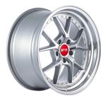 F1R F105 19x8.5 - Machine Silver/ Polish Lip Wh-2