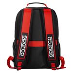 Sparco Stage Series Backpack, Black/Red (016440N-2