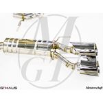 GTHAUS GT Racing Exhaust- Stainless- ME0821217-4