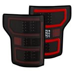 ANZO 18-19 Ford F-150 LED Taillights Black (3213-4