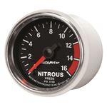AutoMeter GS 2 1/16in. 1600PSI Nitrous Fuel Pres-2