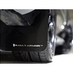 Rally Armor Black Mud Flap/White Logo for 2002-2-2