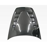 VIS Racing Techno R Style Black Carbon Fiber Hoo-2