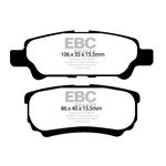 EBC Yellowstuff Street And Track Brake Pads (DP-4