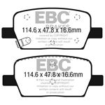 EBC Ultimax OEM Replacement Brake Pads (UD1914)-4