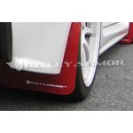 Rally Armor Red Mud Flap/White Logo for 2009-201-2