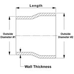 HPS 1.75" 2" OD, 4" Long 6061 Alu-2