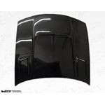 VIS Racing Drift 2 Style Black Carbon Fiber Hood-2