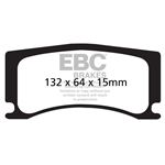 EBC Bluestuff NDX Full Race Brake Pads (DP52112-4