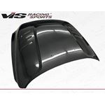 VIS Racing OEM Style Black Carbon Fiber Hood-2