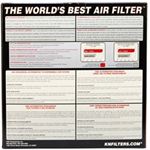 K and N Oval Air Filter (E-3505)-2
