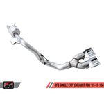 AWE 0FG Single Exit Exhaust for '15-'20-2