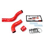 HPS Red Reinforced Silicone Intercooler Hose Kit-2
