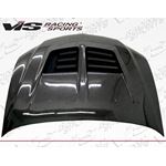 VIS Racing VRS Style Black Carbon Fiber Hood-2