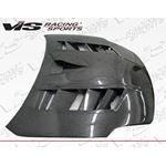 VIS Racing Sniper Style Black Carbon Fiber Hood-2