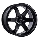 F1R F106 18x9.5 - Gloss Black Wheel-2