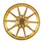 F1R F101 18x9.5 - Brushed Gold Wheel-2