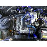 HPS Blue Reinforced Silicone Air Intake Hose Kit-2