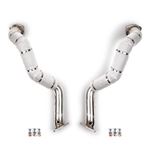 Fabspeed Porsche 718 GT4 RS Over Axle Link Pipe-4