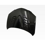 VIS Racing V Speed Style Black Carbon Fiber Hood-2