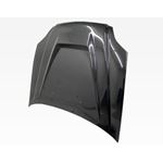 VIS Racing Invader Style Black Carbon Fiber Hood-2