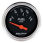 AutoMeter Designer Fuel Level Gauge 2-1/16in Ele-2