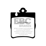 EBC Ultimax OEM Replacement Brake Pads (UD876)-4