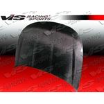 VIS Racing Invader Style Black Carbon Fiber Hood-2